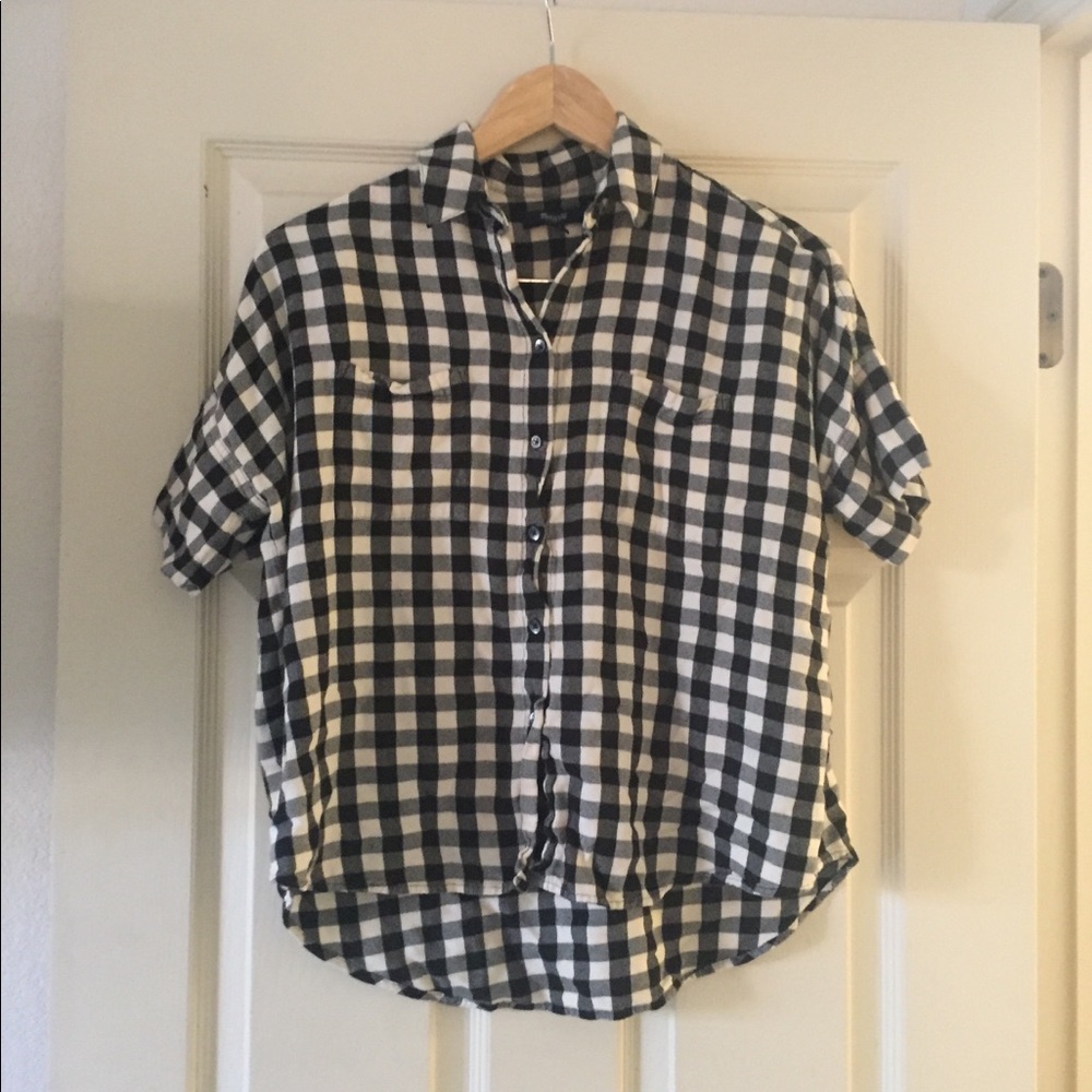 Rare Made well buffalo check courier shirt